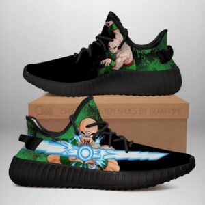 Power Skill Tien Shinhan Yeezy Shoes Dragon Ball Z Art 66