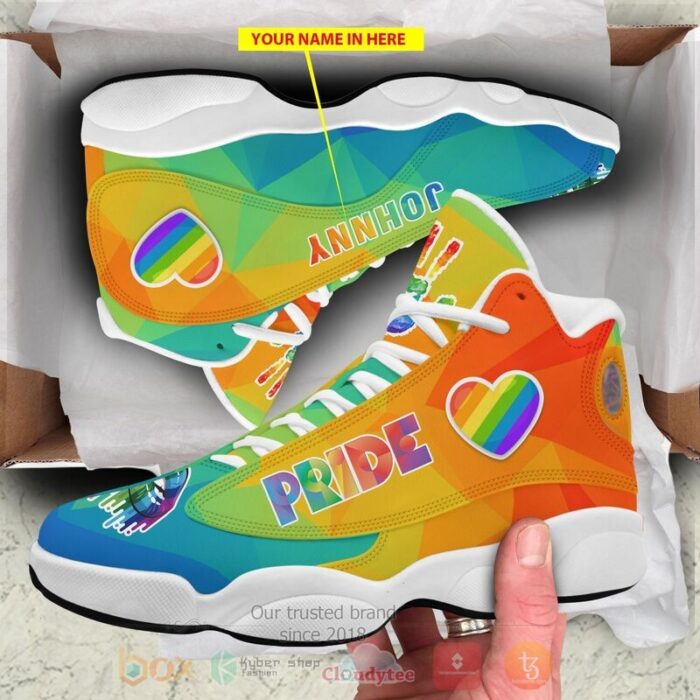 Pride Color Personalized Air Jordan 13 Shoes