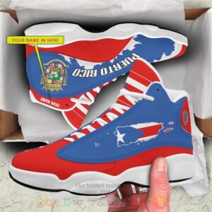 Puerto Rico Personalized Air Jordan 13 Shoes