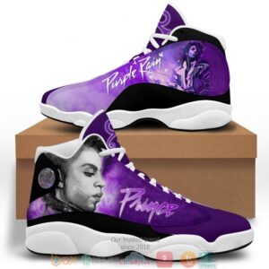 Purple Rain Prince Air Jordan 13 Sneaker Shoes