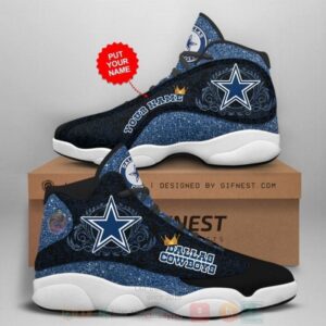 Queen Dallas Cowboys Nfl Mandala Football Team Custom Name Air Jordan 13 Shoes