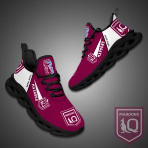 .Queensland Maroons NRL State Of Origin Max Soul Shoes