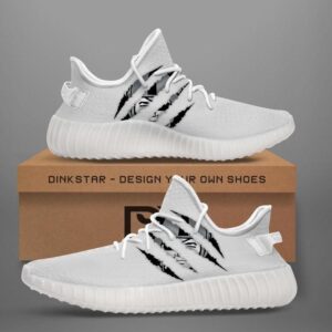 Raiders Yeezy Shoes Sneakers, Custom Yeezy Boost, Hypebeast Shoes, Custom Shoes