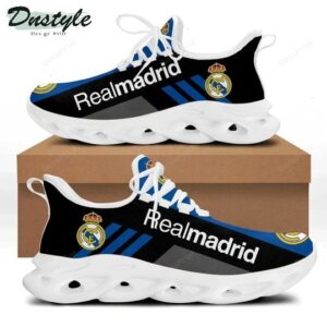 Real Madrid Blue Black Blue Stripes Max Soul Shoes