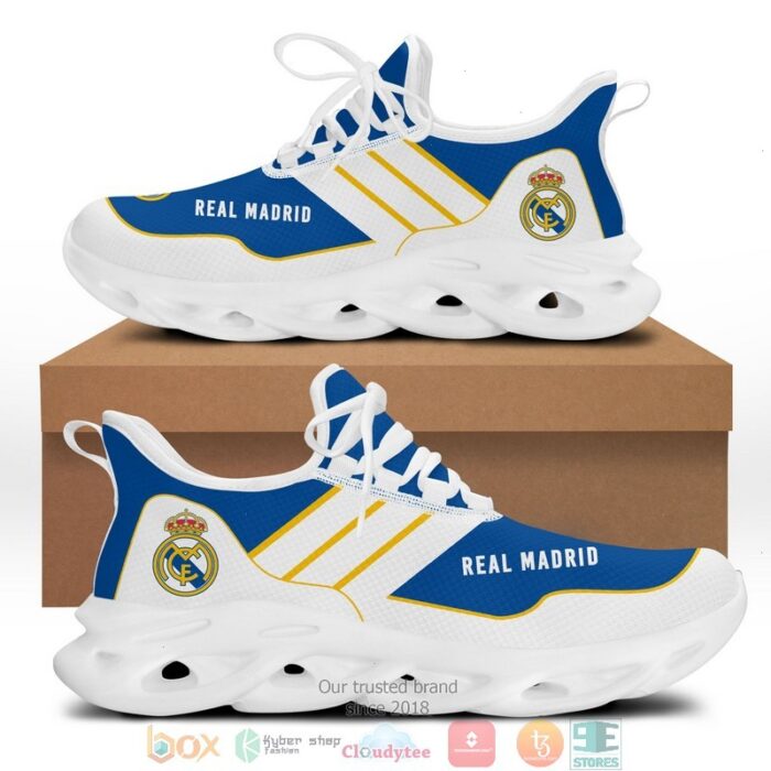 Real Madrid Blue White Yellow Stripes Max Soul Shoes