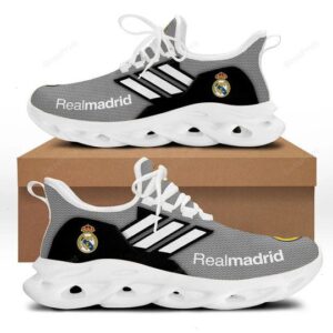 Real Madrid Grey White Stripes Max Soul Shoes