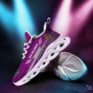 Real Valladolid Custom Name Purple Max Soul Shoes