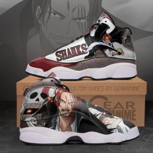 Red Hair Shanks Anime One Piece Air Jordan 13 Shoes