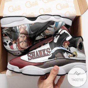 Red Hair Shanks Sneakers Custom Anime One Piece Air Jordan 13 Shoes