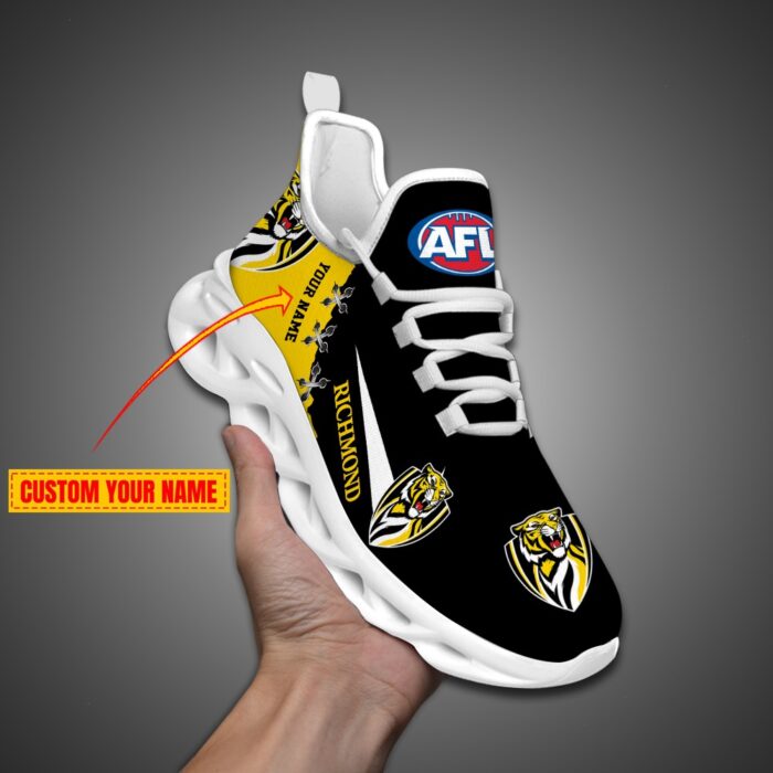 Richmond Tigers Personalized AFL Max Soul Shoes