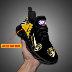 Richmond Tigers Personalized AFL Max Soul Shoes