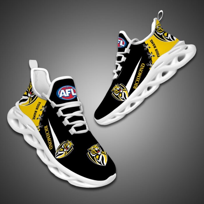 Richmond Tigers Personalized AFL Max Soul Shoes