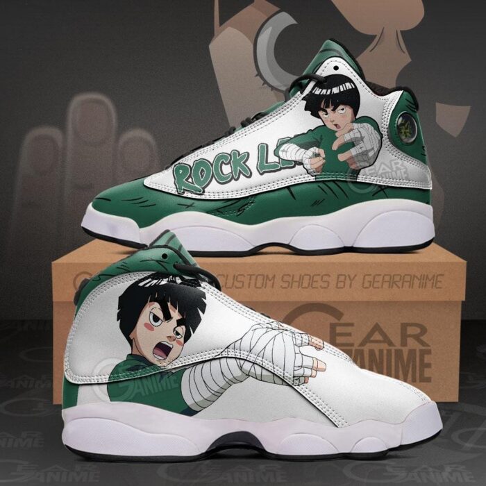 Rock Lee Naruto Anime Air Jordan 13 Shoes