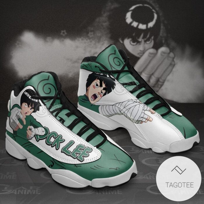 Rock Lee Sneakers Custom Anime Air Jordan 13 Shoes