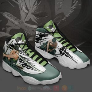 Roronoa Zoro One Piece Anime Air Jordan 13 Shoes