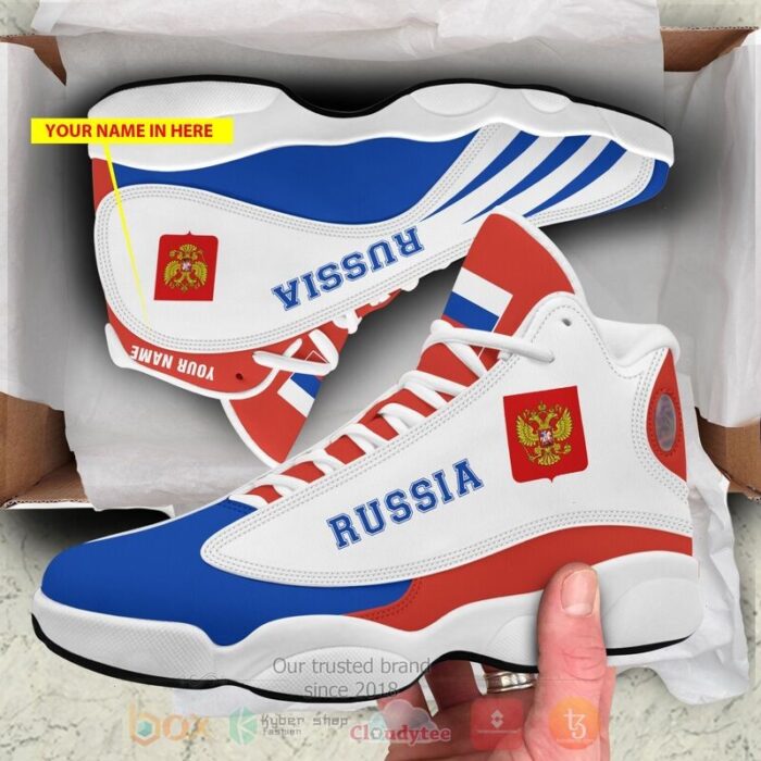 Russia Personalized Air Jordan 13 Shoes