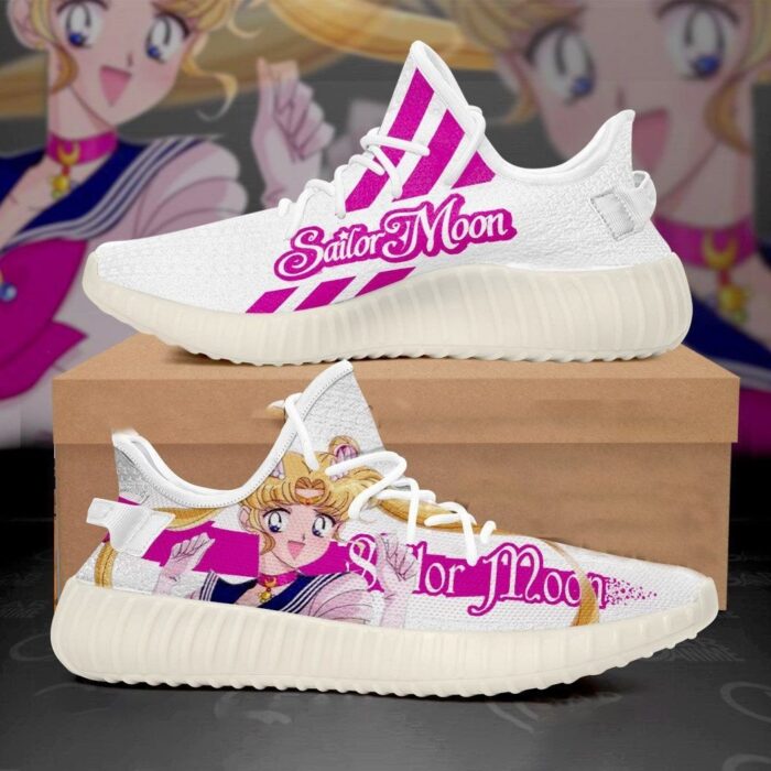 Sailor Moon Yeezy Shoes Pink Art 1884