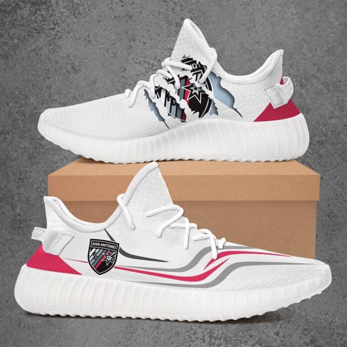 San Antonio Fc Us Open Cup Yeezy White Shoes Sport Sneakers Yeezy Shoes