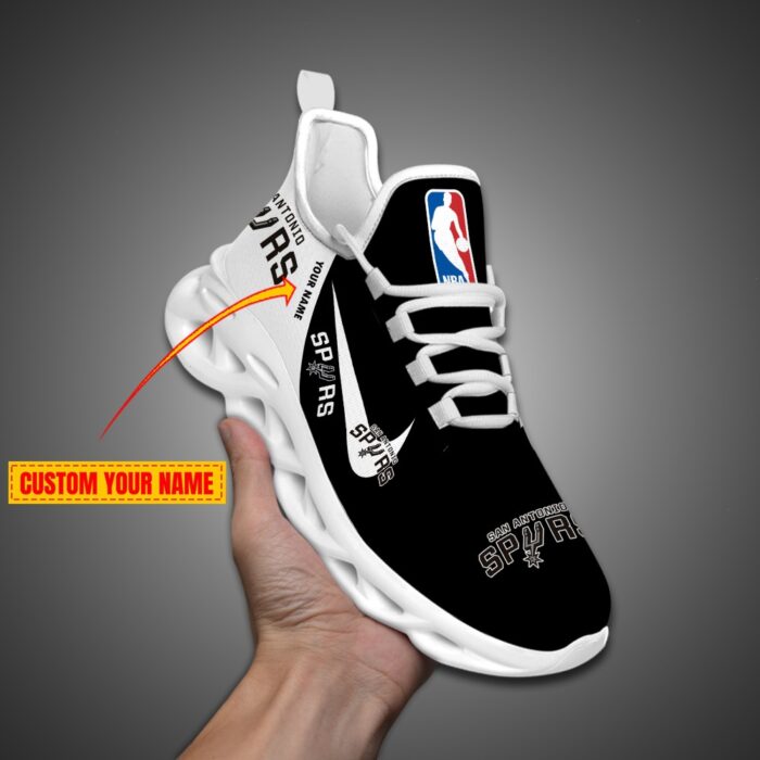 San Antonio Spurs Personalized NBA Max Soul Shoes