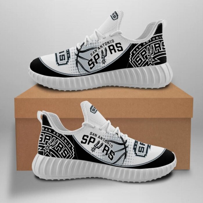 San Antonio Spurs Unisex Sneakers New Sneakers Basketball Custom Shoes San Antonio Spurs Yeezy Boost