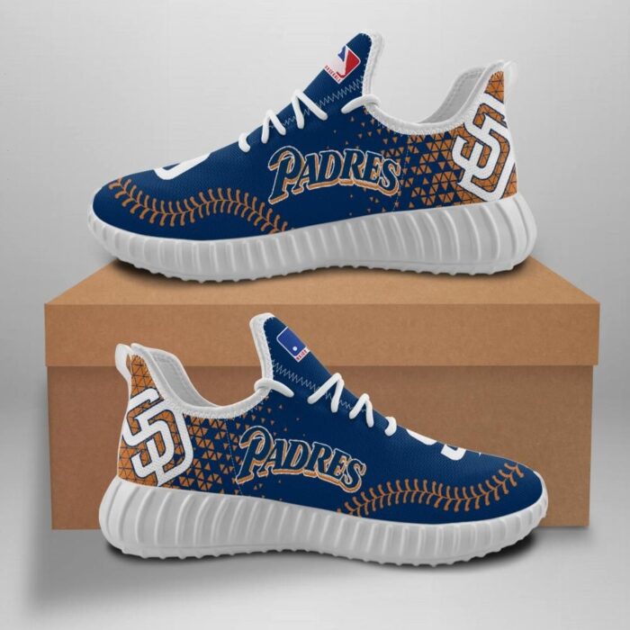 San Diego Padres Unisex Sneakers Custom Shoes Baseball Yeezy Boost