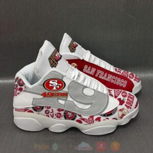 San Francisco 49Ers Logos Air Jordan 13 Shoes