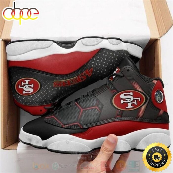 San Francisco 49Ers NFL Football Team Air Jordan 13 Shoes 3