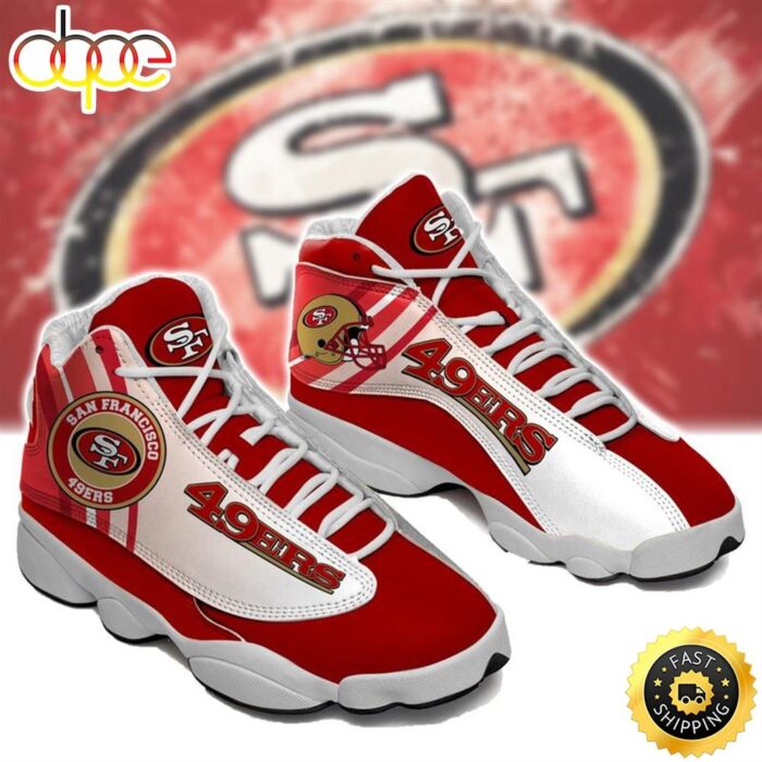 San Francisco 49Ers NFL Ver 3 Air Jordan 13 Sneaker