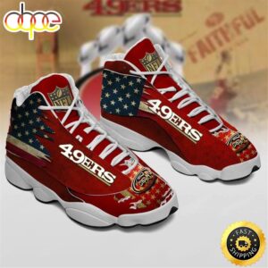 San Francisco 49Ers NFL Ver 7 Air Jordan 13 Sneaker