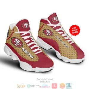 San Francisco 49Ers Nfl 3 Football Air Jordan 13 Sneaker Shoes