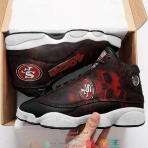 San Francisco 49Ers Nfl Football Team 8 Air Jordan 13 Sneaker Shoes