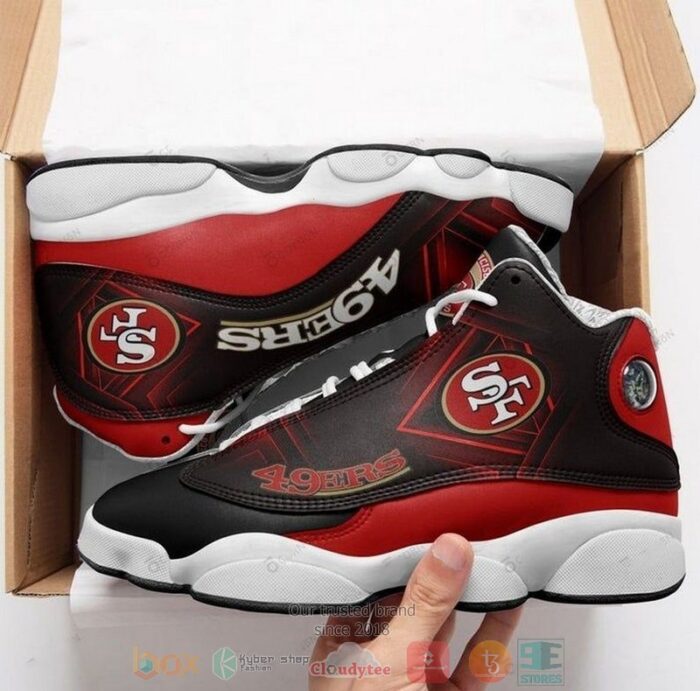 San Francisco 49Ers Nfl Football Team Air Jordan 13 Shoes