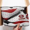 San Francisco 49Ers Nfl Football Team White Red Air Jordan 13 Shoes 2