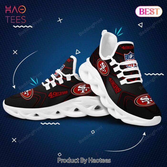 San Francisco 49ers Black Mix Red Max Soul Shoes