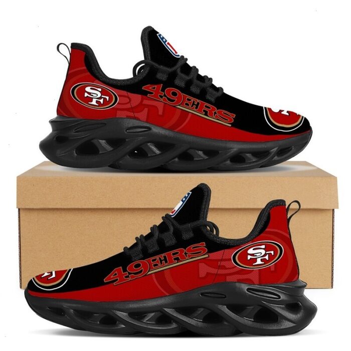 San Francisco 49ers Fans Max Soul Shoes for NFL Fan