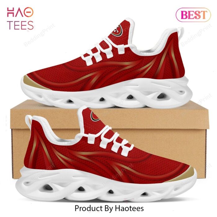 San Francisco 49ers NFL Red Color Max Soul Shoes