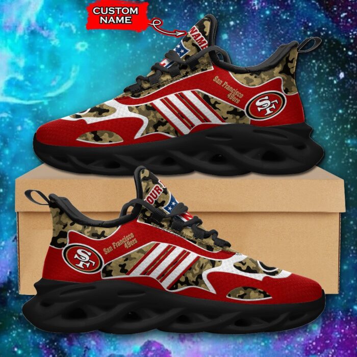 San Francisco 49ers Personalized Max Soul Shoes 30 SPA0901055