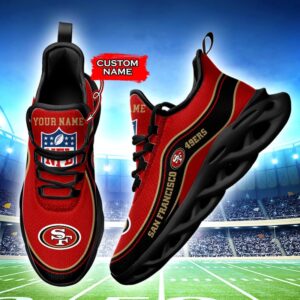 San Francisco 49ers Personalized Max Soul Shoes 32 SPA0901056