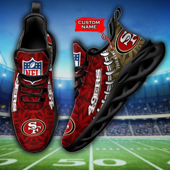 San Francisco 49ers Personalized Max Soul Shoes for Fan