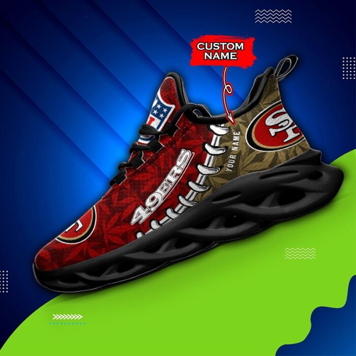 San Francisco 49ers Personalized Max Soul Shoes for Fan