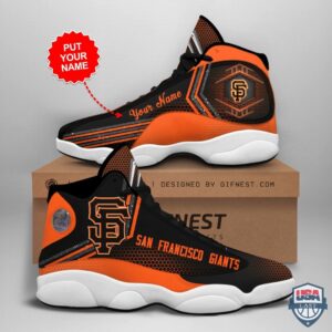 San Francisco Giants Air Jordan 13 Custom Name Personalized Shoes