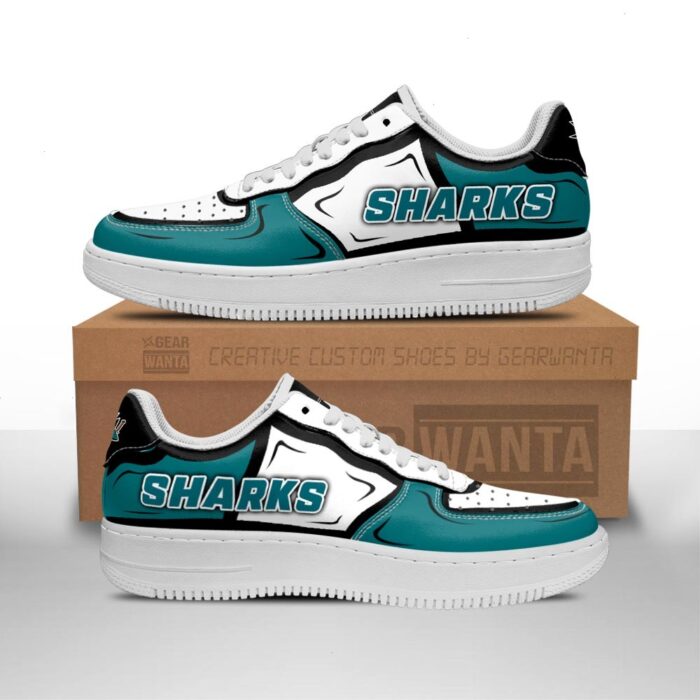 San Jose Sharks Air Sneakers Custom NAF Shoes For Fan