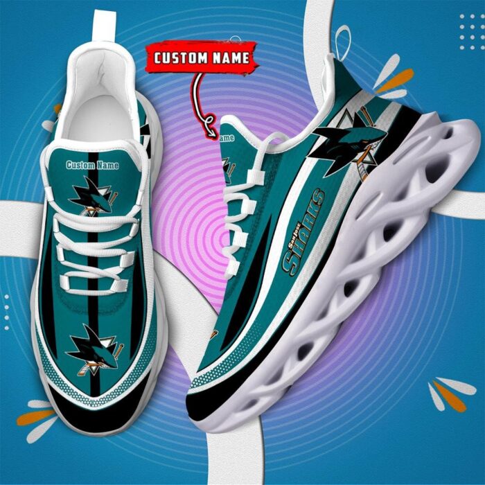 San Jose Sharks Clunky Max Soul Shoes Ver 2