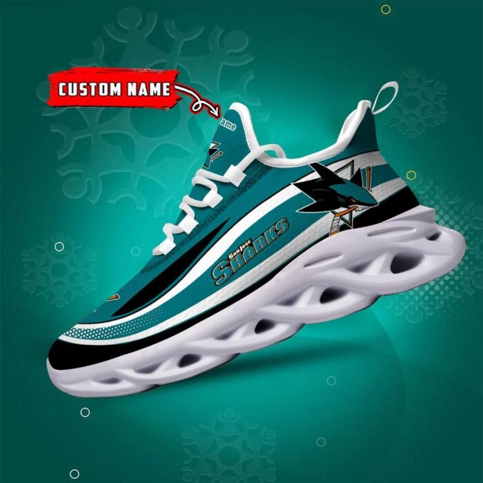 San Jose Sharks Clunky Max Soul Shoes Ver 2