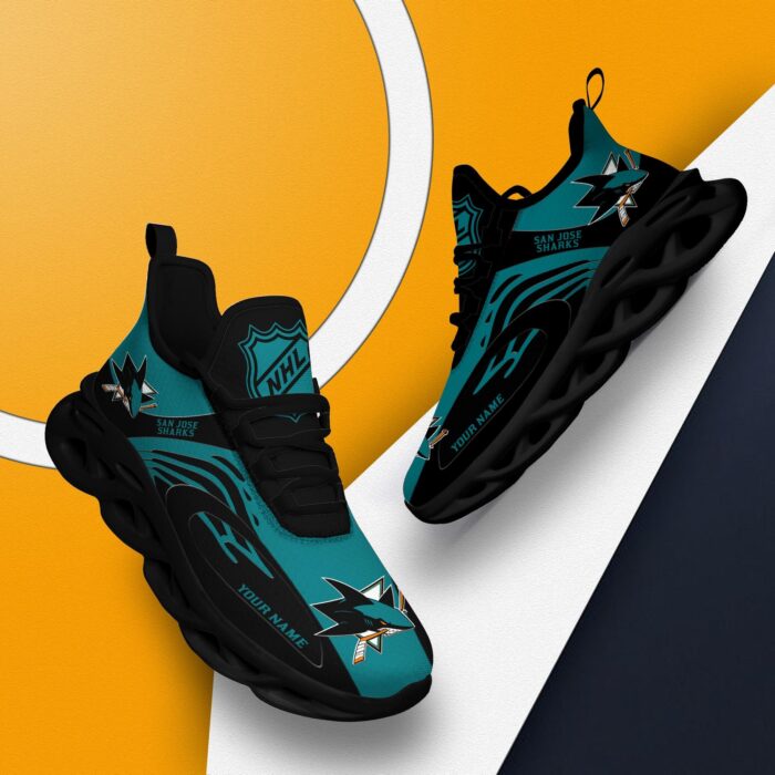 San Jose Sharks Clunky Max Soul Shoes Ver 3