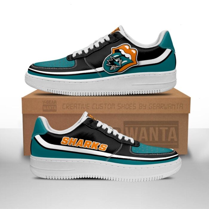 San Jose Sharks Sneakers Custom Force Shoes Sexy Lips For Fans