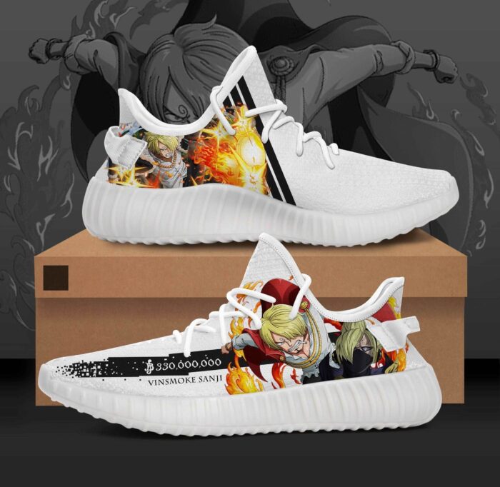 Sanji Character One Piece Yeezy Boost Shoes Sport Sneakers Yeezy Shoes