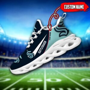 Seattle Kraken Custom Name NHL New Max Soul Shoes