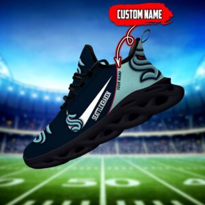 Seattle Kraken Custom Name NHL New Max Soul Shoes