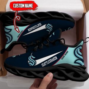 Seattle Kraken Custom Name NHL New Max Soul Shoes